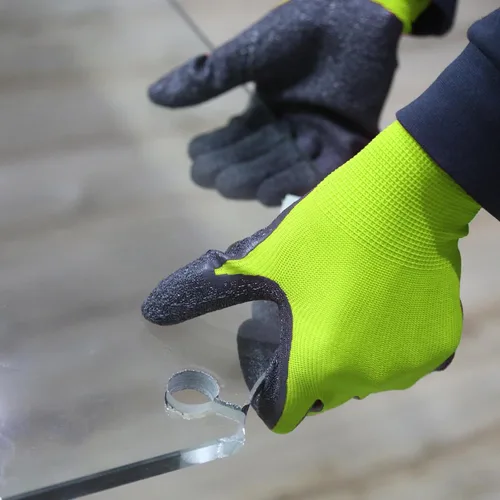 Miniatura 8 de Evridwear Guantes de trabajo de seguridad con recubrimiento de goma de látex arrugado aplicado a mano para hombres y mujeres, uso general múltiple