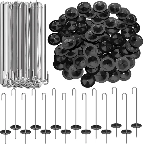 Miniatura 8 de Clips de protección de panel solar, kit de rollo de animales, clips de sujeción de acero inoxidable para panel solar, alambre de pájaro, valla