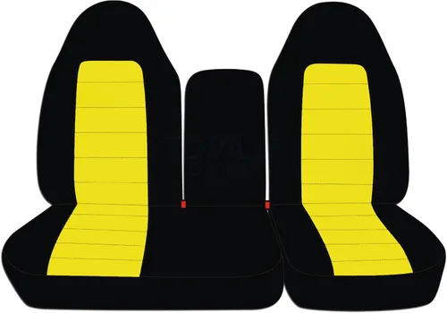 Miniatura 11 de Funda para asientos y apoya brazos de camiones, asiento delantero dividido 60/40 con apertura en el medio, para camión 1997-2000 Ford F-150, de 21