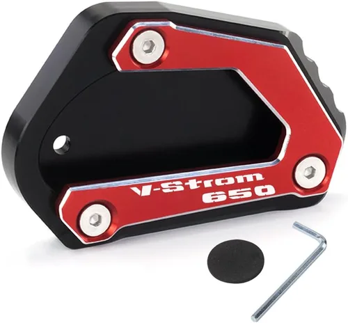 Miniatura 9 de Placa de soporte de extensión lateral de motocicleta compatible con SUZUKI Vstrom 650 650XT 2004-2023 Vstrom Soporte de almohadilla de pie DL650