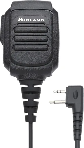 Midland - AVPH10 Radios bidireccionales de mano - Micrófono de altavoz de hombro con clip giratorio para GMRS - GXT1000VP4 y todas las radios