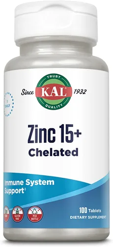 Miniatura 13 de KAL Zinc liposomal de 30 mg, suplemento para función celular y apoyo inmunológico, suplementos de zinc de absorción mejorada, vegano, sin gluten