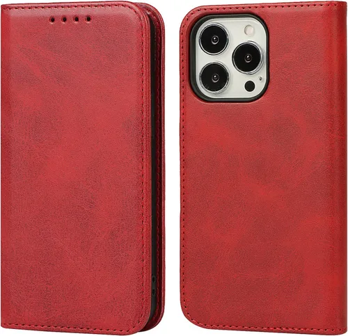 Miniatura 14 de Havaya Funda para iPhone 13 Pro con tarjetero y llavero, soporte de cuero, a prueba de golpes, con ranuras para tarjetas de crédito, cremallera