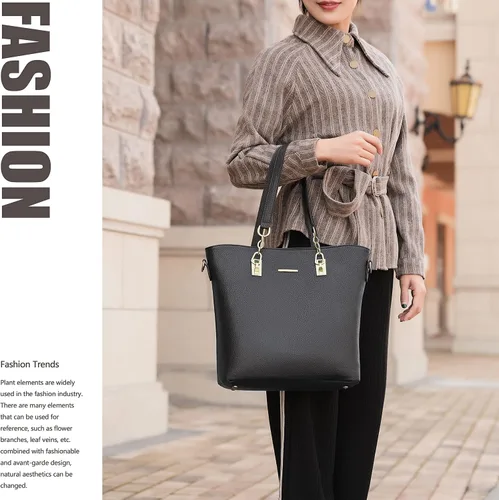 Miniatura 6 de 2E-youth Designer Purses and Handbags for Women Satchel Shoulder Bag Tote Top Handle Bag