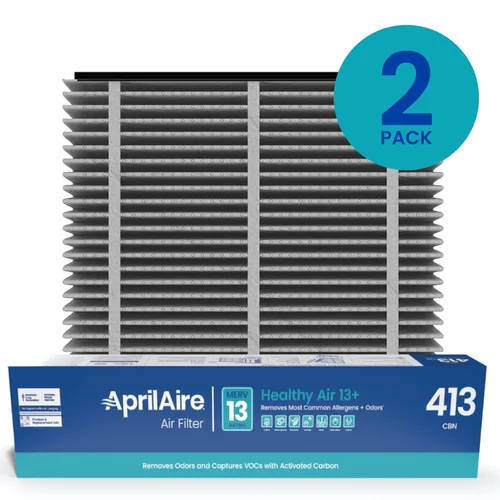 Miniatura 2 de AprilAire 413CBN - Filtro de repuesto para purificadores de aire Aprilaire para toda la casa, MERV 13 con carbono, alergia saludable en el hogar +
