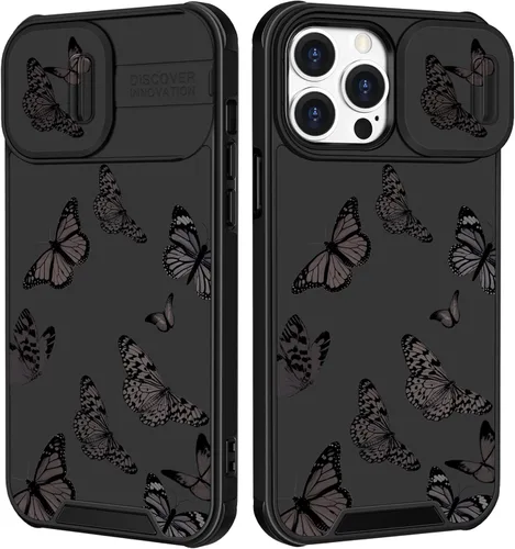 Miniatura 7 de Funermei Funda 2 en 1 para iPhone 13/iPhone 14 para mujeres, linda funda de teléfono con calavera para niñas, diseño de esqueleto gótico, divertido