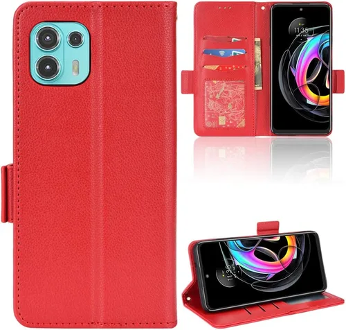 Miniatura 173 de Funda de piel sintética compatible con Motorola Moto E22 4G, funda de piel sintética compatible con Motorola Moto E22i 4G, color negro