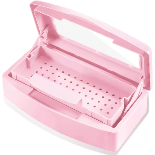 Miniatura 10 de Machine-Ya Bandeja de Esterilización de Plástico, caja de esterilización, bandeja esterilizadora para herramientas de arte de uñas, Caja de Bandeja