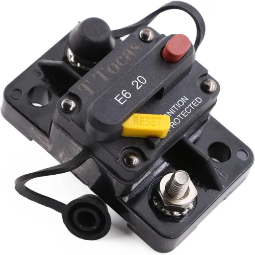 Miniatura 48 de E69 Interruptor de circuito de 10 A T3 con restablecimiento manual Mini de montaje en superficie IP66 Interruptor conmutable de 10 A