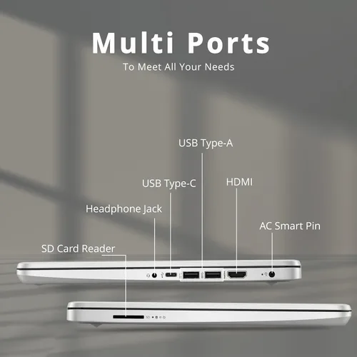 Miniatura 8 de HP Stream Laptop HD de 14 pulgadas, procesador Intel Celeron N4120, 8 GB de RAM, 128 GB eMMC, gráficos Intel UHD, cámara web 720p, WiFi, HDMI