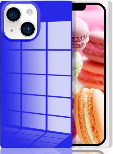 Funda rectangular compatible con iPhone 15 Neon para mujer, diseño de lujo de fluorescencia brillante, flexible, suave, delgada, de gel de goma TPU,