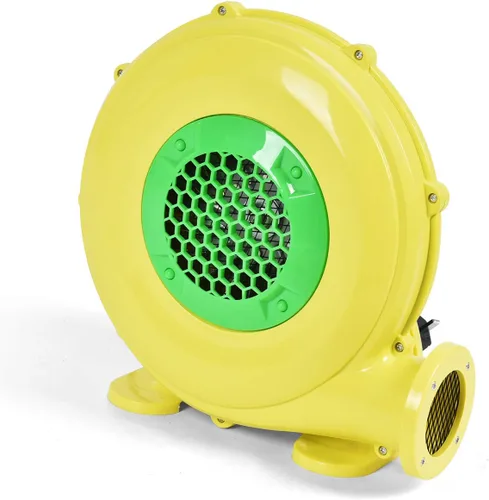 Miniatura 9 de HONEY JOY Soplador de aire, soplador de casa de rebote de 480 vatios de 0.6 HP para inflables, castillo hinchable y toboganes, alambre y estacas