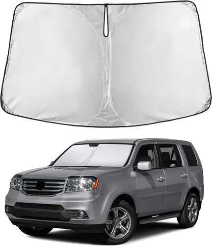 Miniatura 360 de EcoNour Parasol para parabrisas compatible con Hyundai Tucson 2016-2019 2020 2021, visera solar para parabrisas delantero y ventana, bloqueador