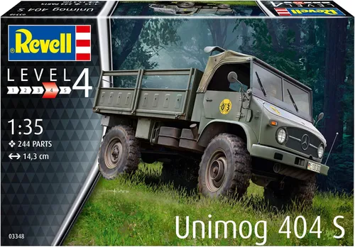 Miniatura 2 de Revell 03348 Unimog 404 S Kit de modelo a escala 1:35