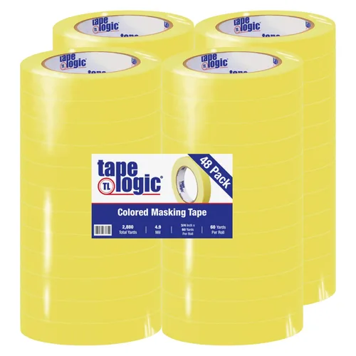 Miniatura 12 de Aviditi Tape Logic - Cinta adhesiva de color de uso general, 3/4 pulgadas x 60 yardas, verde claro (paquete de 12), ideal para el hogar, oficina