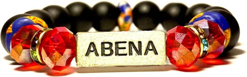 Miniatura 17 de Pulseras africanas tradicionales con nombre nacido en el día para mujeres de Ghana, materiales naturales, ajuste cómodo y holgado
