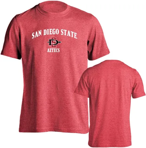 Miniatura 118 de Sport Your Gear NCAA Camiseta de manga corta retro con licencia oficial de aspecto desgastado para el día del juego, camiseta de espíritu deportivo