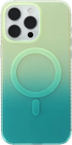 Miniatura 21 de Funda degradada para iPhone 14 Pro - Diseño multicolor degradado naranja y amarillo, resistente a los impactos y con imanes