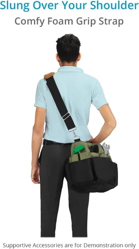 Miniatura 5 de PROAIM Bolsa Cube Stand-by para asistentes de cámara, puños y técnicos Viene con cómoda correa para el hombro para herramientas de utilidad