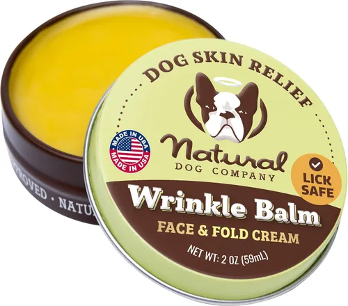 Miniatura 9 de Natural Dog Company Bálsamo antiarrugas para perros – Bálsamo antiarrugas para perros para pliegues de la piel, arrugas faciales y arrugas, crema