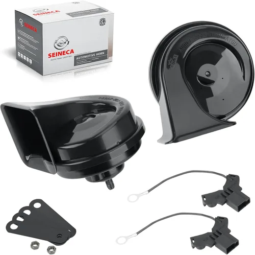 Miniatura 8 de SEINECA - Bocina para coche compatible con Honda, bocina de caracol impermeable de 12 V, 110-125 dB, tono alto/bajo (con dos pares de enchufes)