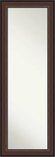 Miniatura 9 de Amanti Art Espejo de longitud completa cereza para puerta, 52 x 18 pulgadas, espejo de pared alto y estrecho de color cereza de longitud completa