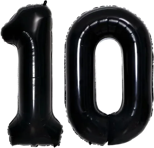 Miniatura 240 de Goer, conjunto de globos de papel aluminio para decoraciones de cumpleaños, globos de las letras de feliz cumpleaños y de números Oro