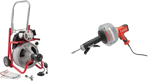 Miniatura 4 de RIDGID K-400 Kit de máquina de tambor de limpieza de drenaje de 115 voltios con control AUTOFEED y cable C-32IW 3/8" x 75