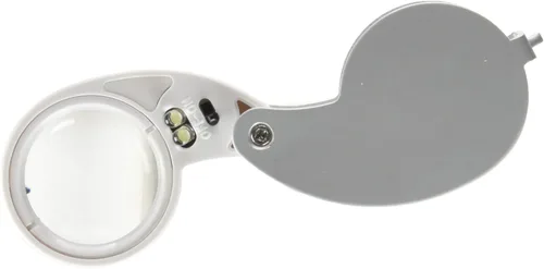 Miniatura 3 de Formline Supply - Lupa iluminada con 40 luces LED para joyeros, lupa buena para jardinería, joyas, antigüedades, monedas, rocas, sellos, Plata/Blanco