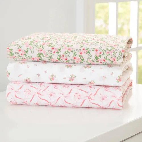 Miniatura 10 de Delta Children Mantas de Recepción para Bebé de Franela 100% Algodón para Niñas y Niños – 30x30 Pulgadas (Paquete de 2), Floral Rosa