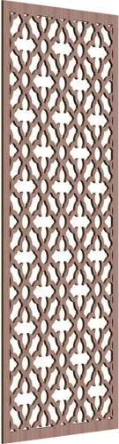Miniatura 187 de Madison Paneles de pared decorativos de madera con calado, 9 3/8 pulgadas de ancho x 24 3/8 pulgadas de alto x 3/8 de alto, roble rojo rojo (Red Oak)