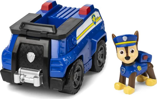 Patrulla Canina, vehículo patrullero de Chase con figura coleccionable, para niños a partir de 3 años