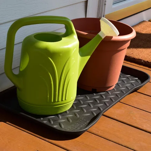 Miniatura 6 de JobSite - Bandeja de botas resistente, multiusos para zapatos, mascotas, jardín, 15 x 28 pulgadas, 2 bandejas