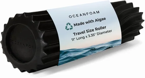 Miniatura 22 de Oceanfoam Ripple - Rodillo de espuma de viaje (11" x 3.35") Mini rodillo de espuma firme para terapia física, masaje de tejido profundo, dolor