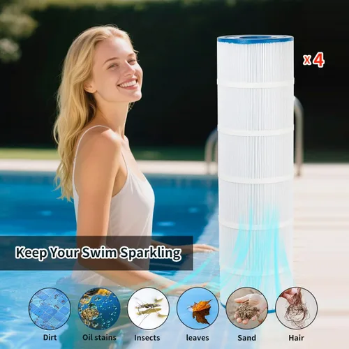 Miniatura 7 de Cartucho de filtro de piscina PLF106A compatible con CX880XRE, C4020, C4025, C4030, C-7488, FC-1226, C4 × 106 pies cuadrados Cartucho de 4