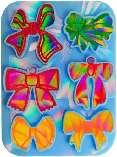 Miniatura 2 de Lindos aretes de molde de resina epoxi molde de fundición de resina epoxi molde de silicona para bricolaje llavero joyería manualidades