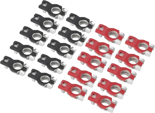 Miniatura 9 de 20pcs Terminales De Batería De Coche Conectores De Abrazadera De Terminal De Batería Conectores Terminales Positivos Negativos
