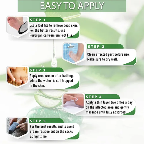 Miniatura 7 de Crema para los pies de urea al 40 %. 4 onzas, mejor removedor de callos, hidrata y rehidrata los pies, rodillas y codos, para la piel agrietada