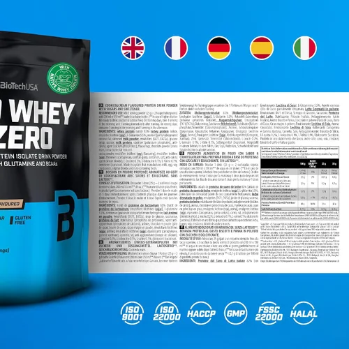 Miniatura 4 de BioTech USA Iso Suero de Leche Zero – Galletas & Cream – 500 g bolsa por BiotechUSA