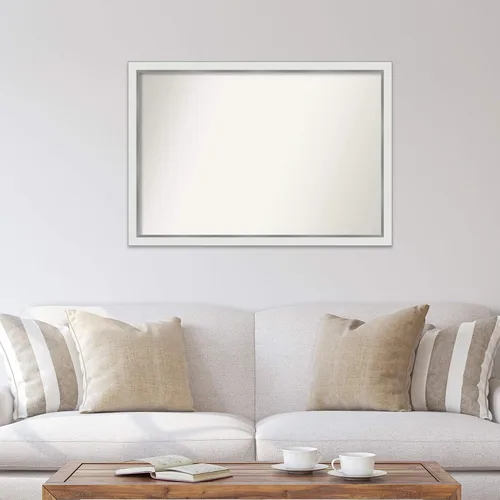 Miniatura 706 de Amanti Art Espejo personalizado, espejo estrecho de baño de oro blanco, espejo de pared o espejo de tocador de baño sobre el fregadero