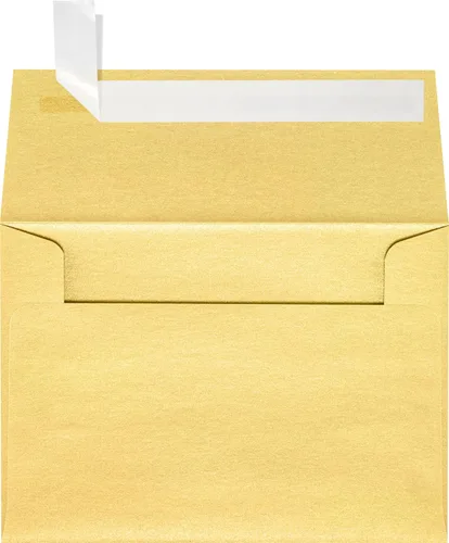 Miniatura 3 de LUXPaper Sobres de invitación A1 de 4 bares, despegar y prensar, 3 5/8 x 5 1/8 pulgadas, lino natural, texto de 80 libras, 50