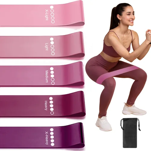 Miniatura 7 de Resistance Loop Exercise Bands for Working Out, Fitness Elastic Bands, Workout Bands for Home Gym, Stretching, Yoga, Pilates, Physical Therapy