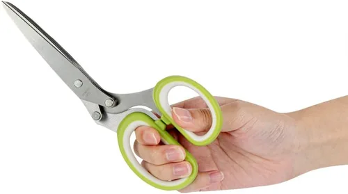 Miniatura 4 de Restaurantware Met Lux - Tijera de cocina de 9.5 pulgadas, 1 tijeras de alta resistencia para cocina, mango multifuncional negro y verde, tijeras