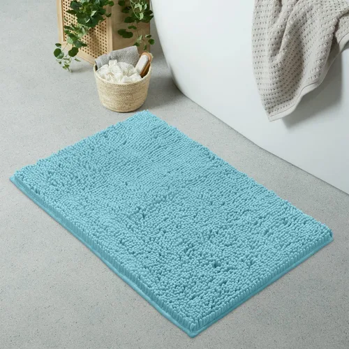 Miniatura 26 de LuxUrux Tapete de microfibra afelpada, de felpilla extrasuave, pelo largo de 1 pulgada, muy absorbente, para baño o ducha, lavar y secar a máquina