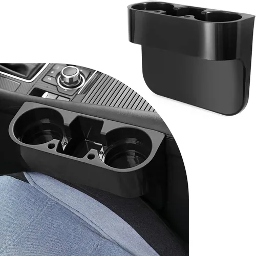 Augeny Organizador de Asiento de Coche, Caja de Almacenamiento Multifuncional Portátil para Consola Central, Organizador de Espacio de Asiento para