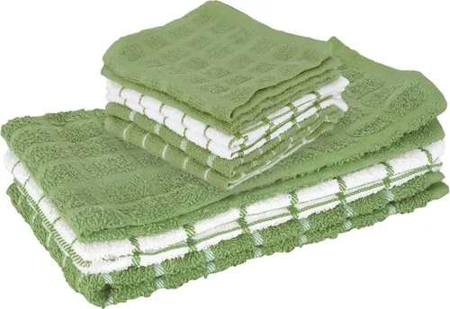 Miniatura 31 de Ritz Juego de paños de cocina a cuadros: altamente absorbente y súper suave - 100% algodón, paños de limpieza de cocina duraderos para limpiar mesas