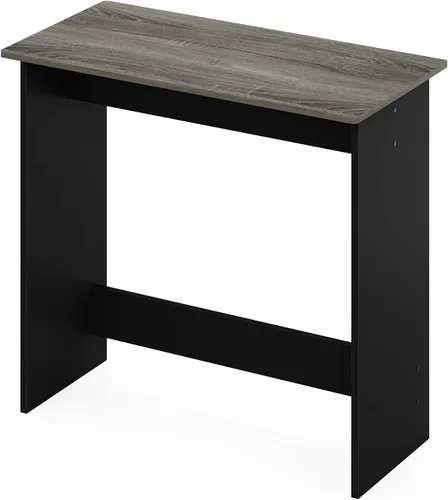 Miniatura 5 de FURINNO Mesa de estudio sencilla para uso residencial, roble francés gris, 15.5 pulgadas x 31.5 pulgadas x 29.75 pulgadas