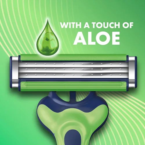 Miniatura 4 de Gillette Sensor3 Sensitive - Maquinillas de afeitar desechables para hombres, Lubrastrip mejorada se desliza fácilmente sobre tu piel, 8