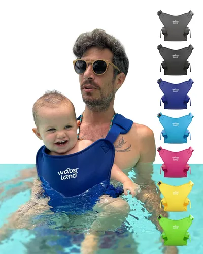Miniatura 11 de WaterLand Portabebés – Portabebés innovador que puedes utilizar tanto en agua como en tierra – Portabebés de pecho impermeable con correas Verde