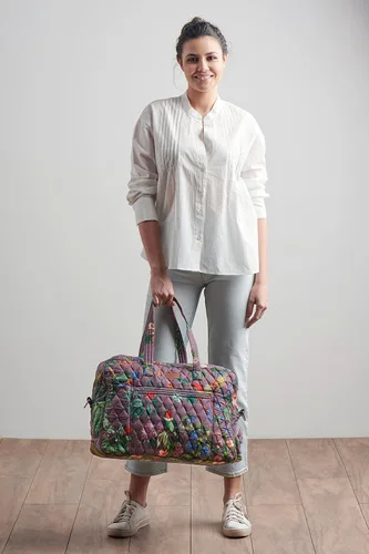 Miniatura 7 de Maison d' Hermine Bolsa de viaje acolchada de 100% algodón, bolsa de fin de semana, equipaje de fin de semana, bolsa de gimnasio para hombres